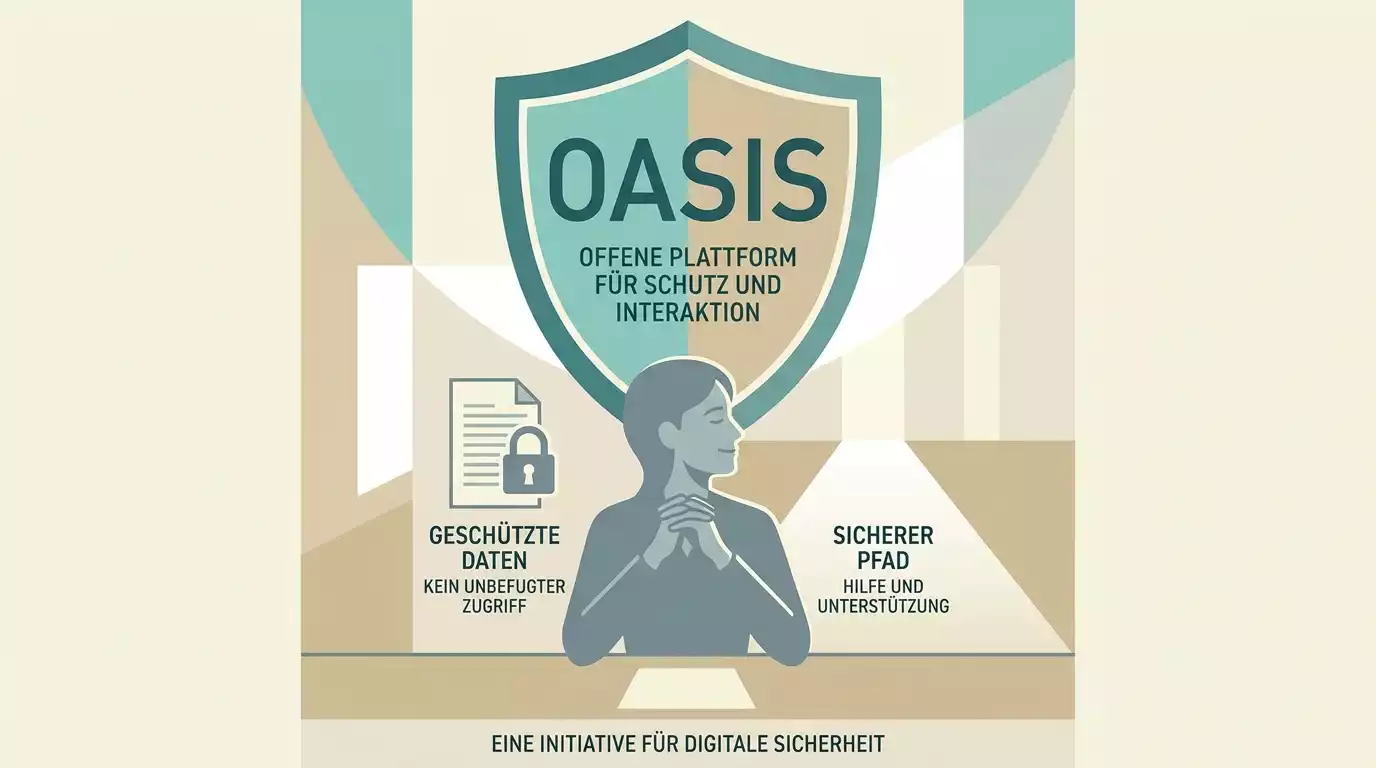 Schematische Darstellung von OASIS als Schutzrahmen für Spielende